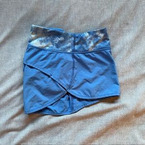 Lululemon Speed Up Short 2.5” | Blue Tye-dye | 8